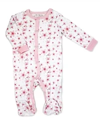 Baby Girls Cherry Blossoms Layette, 5 Piece Set