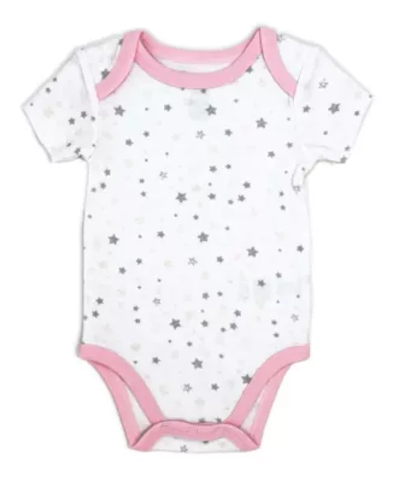 Baby Girls Elephants and Balloons Layette, 5 Piece Set