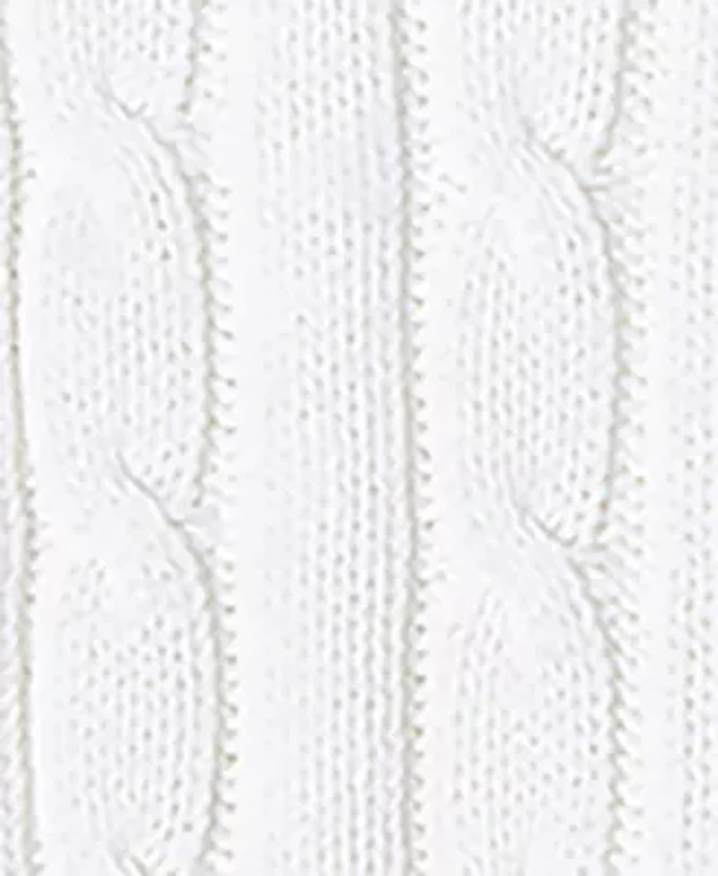 Baby Boys and Girls Long Sleeved Cable Knit Romper