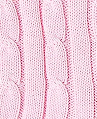 Baby Girls Long Sleeved Cable Knit Romper