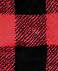 Baby Boys and Girls Red Buffalo Plaid Plush 3 Piece Lounge Set