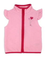 Baby Girls 3 Piece Hearts Vest Set
