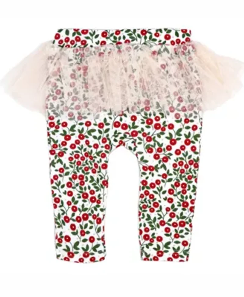 Girls So Little, Loved 4 Piece Tulle Leggings Apparel Set