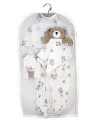 Baby Boys and Girls 8 Piece Natural Layette Gift Set
