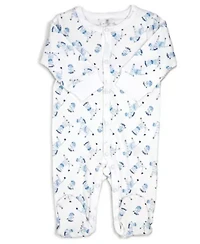 Baby Boys 8 Piece Blue Zebras Layette Gift Set