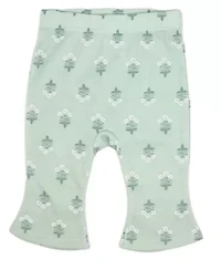 Baby Girls 3 Piece Misty Green Bell Pants and Jacket Set