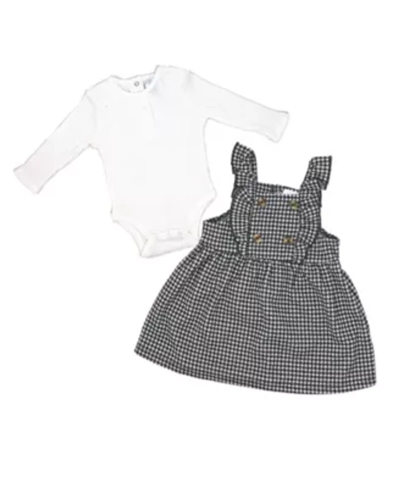 Baby Girls 2 Piece Houndstooth Jumper Set