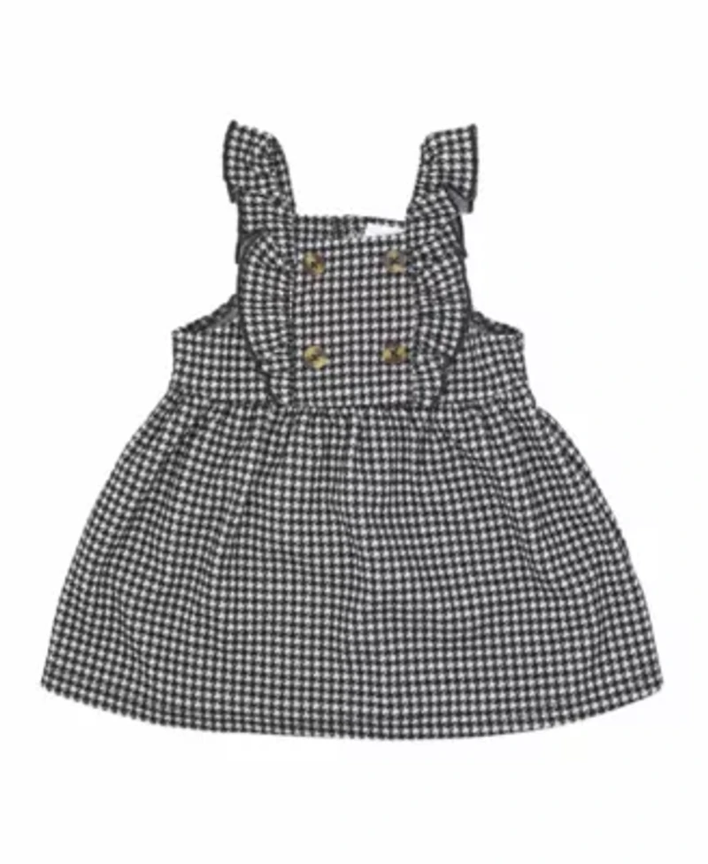 Baby Girls 2 Piece Houndstooth Jumper Set