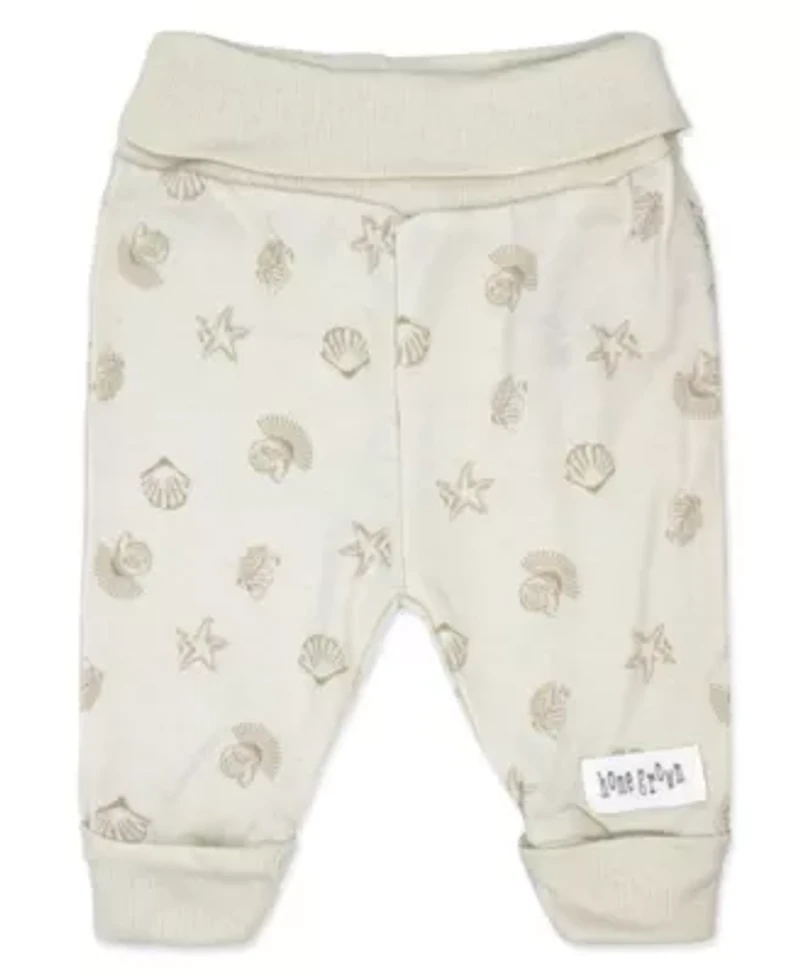 Baby Boys and Girls Organic Cotton  Sun Sea 3 Piece Layette Set