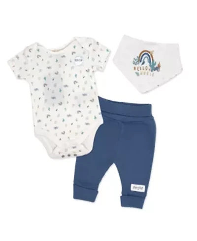 Baby Boys Organic Cotton  3 Piece Southwest Layette Set