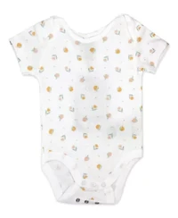 Baby Girls Organic Cotton  3 Piece Peaches Layette Set