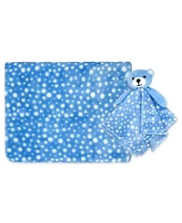 Baby Boys and Girls Plush Blanket with Nunu Lovey Toy