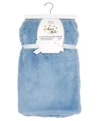 Baby Boys and Girls Faux Fur Plush Blanket
