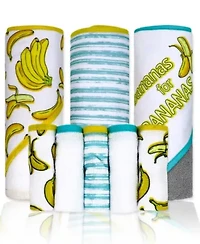 Baby Boys and Girls 8 Piece Hooded Bath Towel Wash Cloth Set