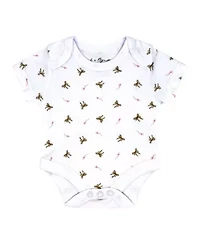 Baby Girls Princess Bear 5 Piece Layette Gift Set