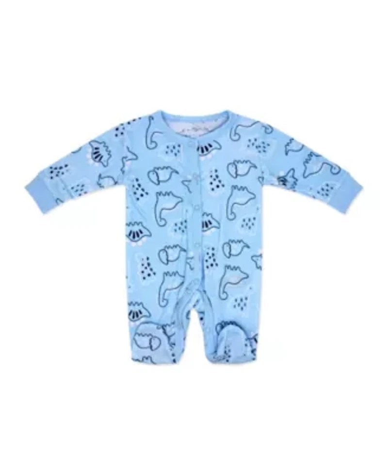 Baby Boys Dinosaur 5 Piece Layette Gift Set