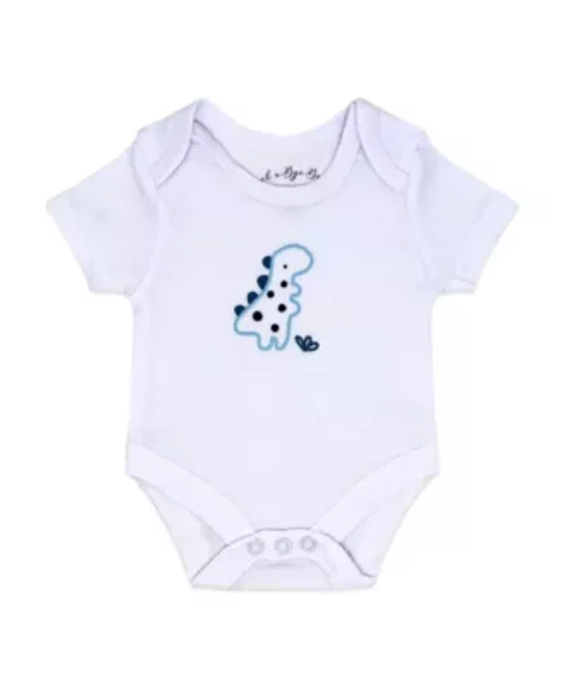 Baby Boys Dinosaur 5 Piece Layette Gift Set