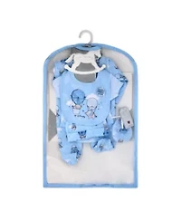 Baby Boys Balloon 5 Piece Layette Gift Set