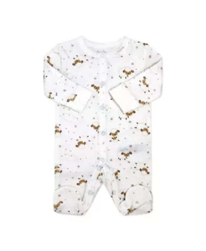Baby Boys and Girls Lamb 5 Piece Layette Gift Set