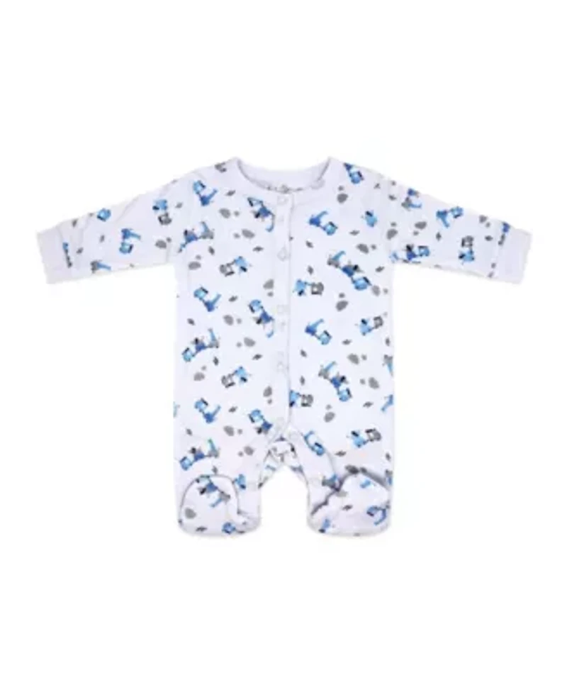 Baby Boys Train 5 Piece Layette Gift Set