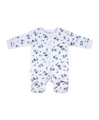 Baby Boys Train 5 Piece Layette Gift Set