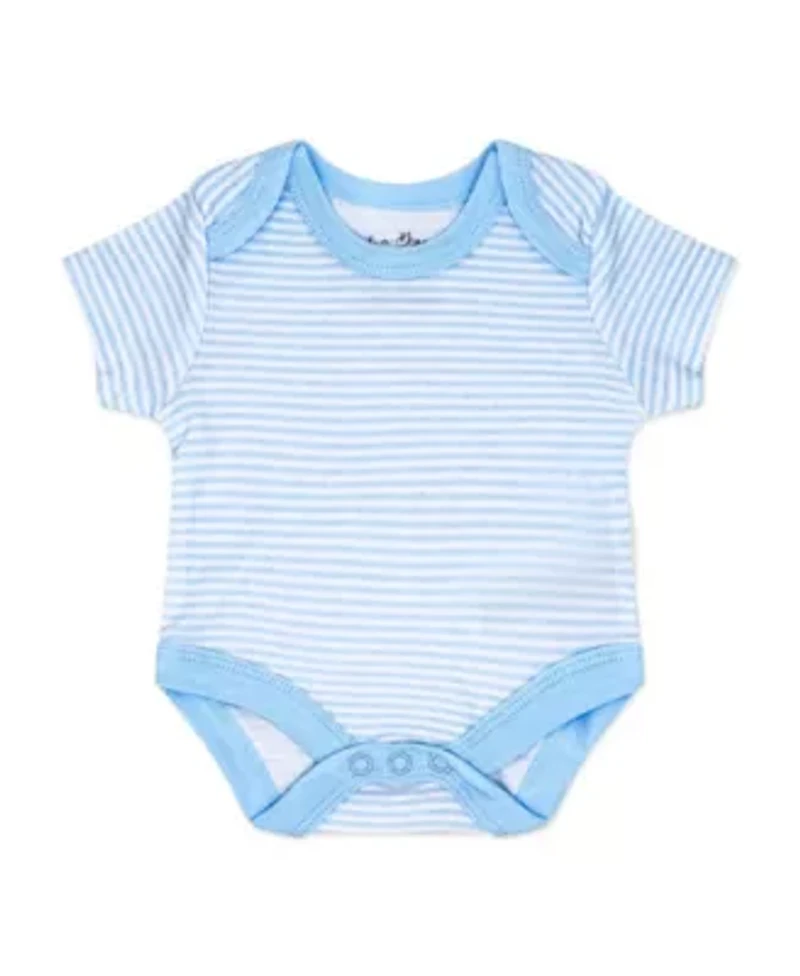 Baby Boys Train 5 Piece Layette Gift Set