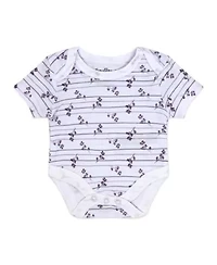 Baby Girls Purple Flower 5 Piece Layette Gift Set