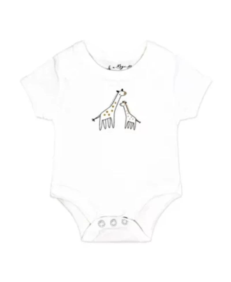Baby Boys and Girls Giraffe 5 Piece Layette Gift Set