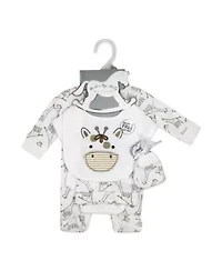 Baby Boys and Girls Giraffe 5 Piece Layette Gift Set