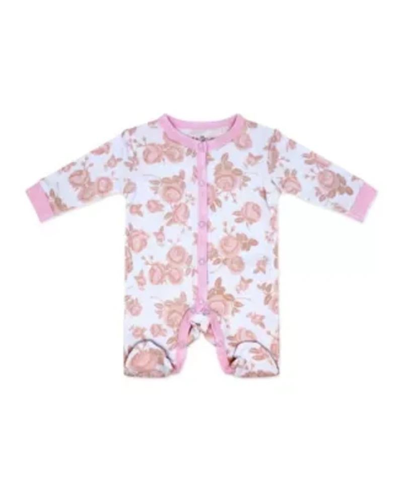 Baby Girls Coral 5 Piece Layette Gift Set