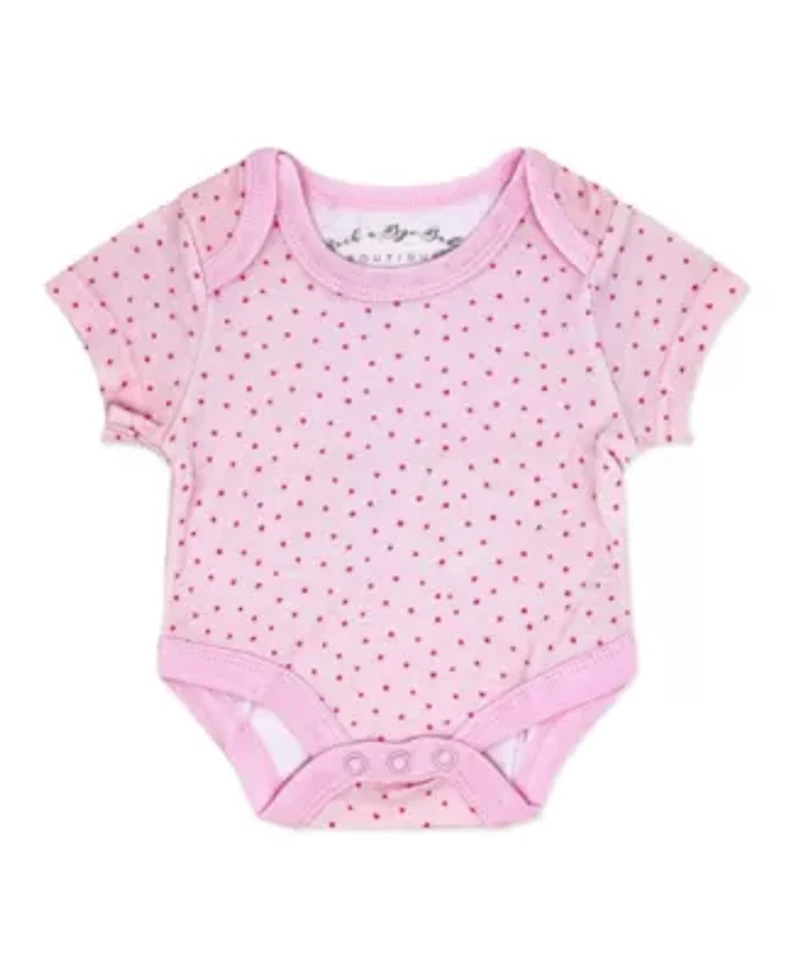 Baby Girls Watercolor 5 Piece Layette Gift Set