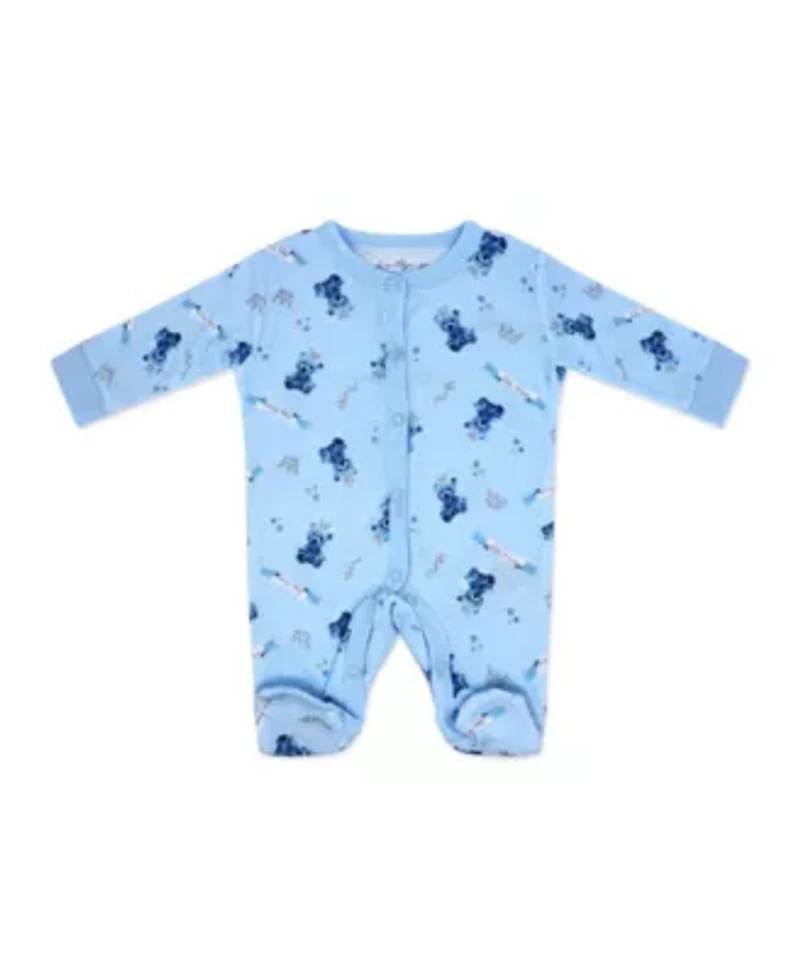Baby Boys Prince Bear 5 Piece Layette Gift Set