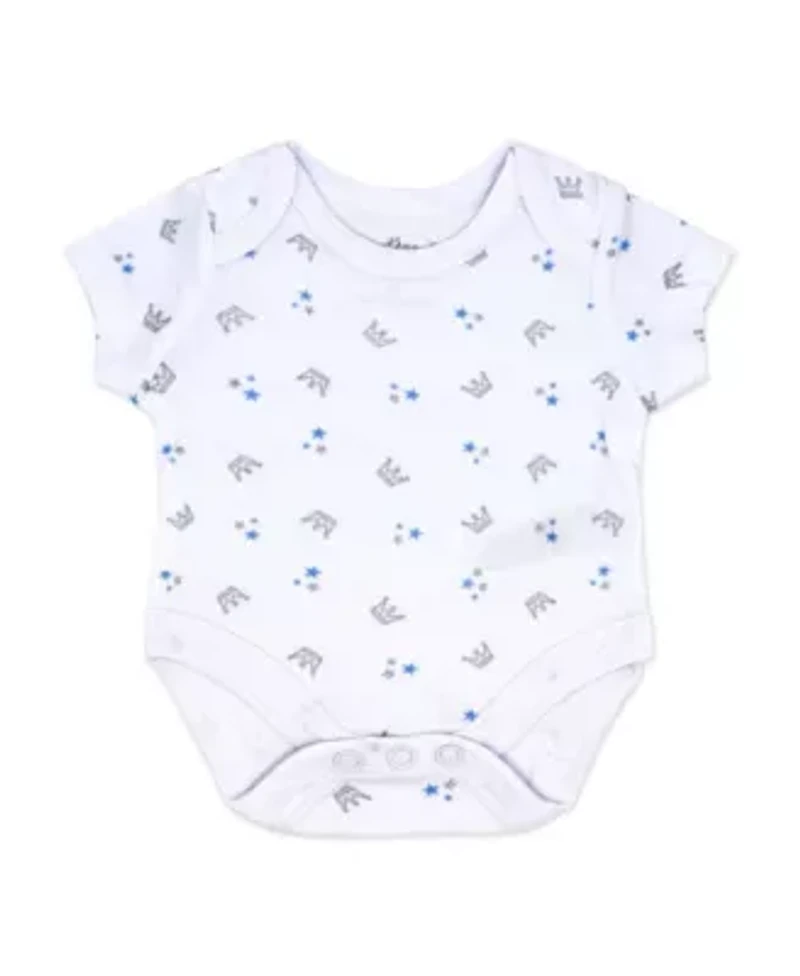 Baby Boys Prince Bear 5 Piece Layette Gift Set