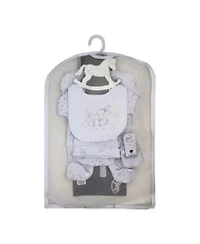 Baby Girls Bunny 5 Piece Layette Gift Set