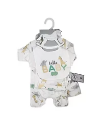 Baby Boys and Girls Hello 5 Piece Layette Gift Set