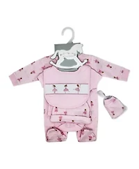Baby Girls Ballet 5 Piece Layette Gift Set