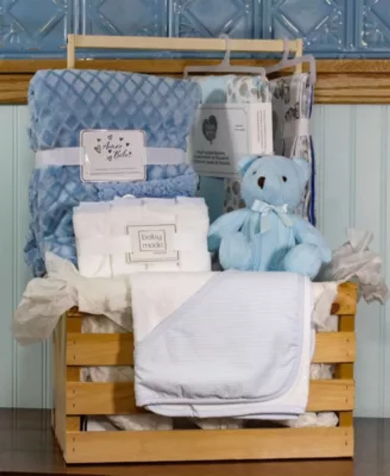 16 Piece Necessities Baby Shower Wardrobe Gift Crate