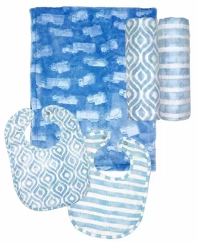 Baby Boys and Girls 5 Piece Blanket Gift Set
