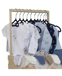 Baby Shower Wardrobe Gift Crate with Clothes Hangers, 12 Piece