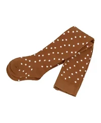 Baby Girls 3 Piece Brown Daisy Crinkle Look Dress