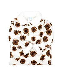 Baby Girls 3 Piece Wildflower Bodysuit, Jacket and Pants Set