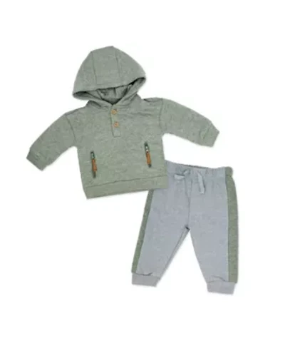 Baby Boys 2 Piece Quilted Jogger Set