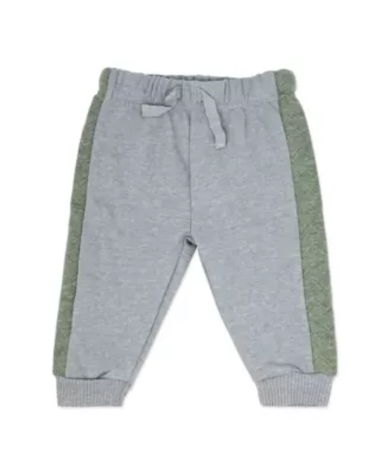 Baby Boys 2 Piece Quilted Jogger Set