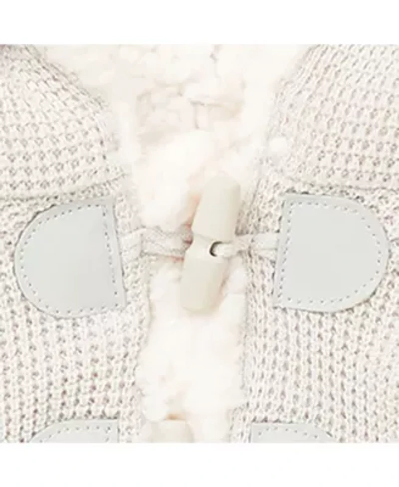 Baby Boys and Girls Cotton Sherpa-Look Jacket