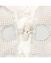 Baby Boys and Girls Cotton Sherpa-Look Jacket