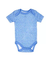 Baby Girls Bluebirds 4 Piece Bodysuit, Pants, Footed Sleeper, and Bib Set