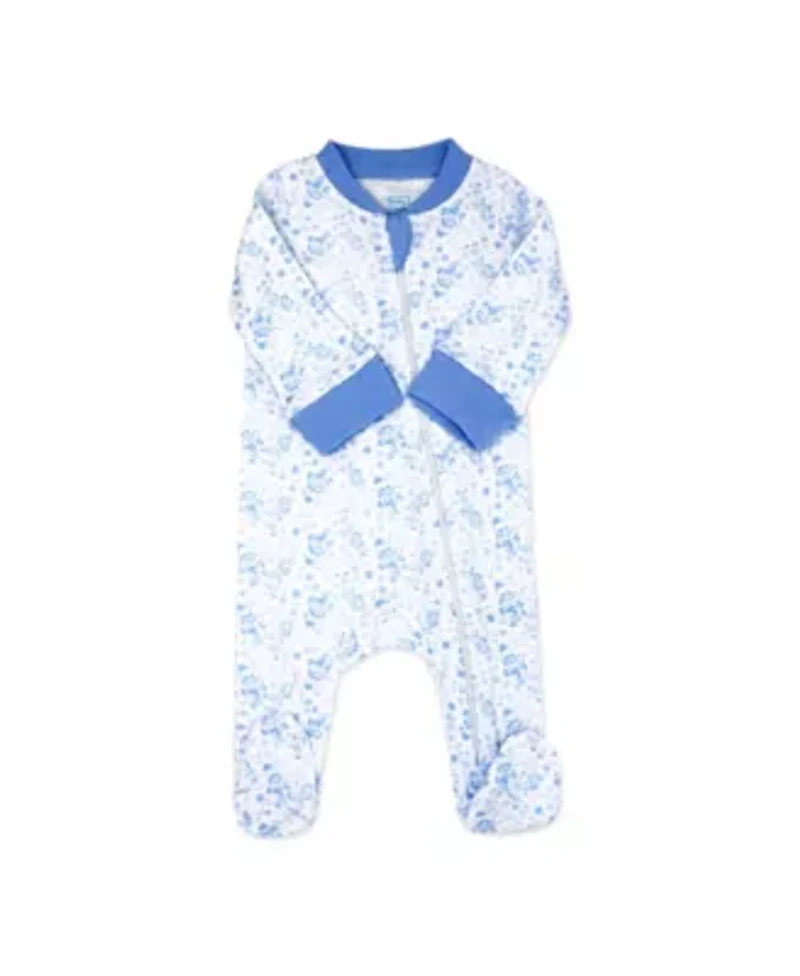 Baby Girls 6 Piece Footed Sleeper, Bibs, and Socks Set