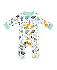 Baby Boys 6 Piece Footed Sleeper, Bibs, and Socks Set
