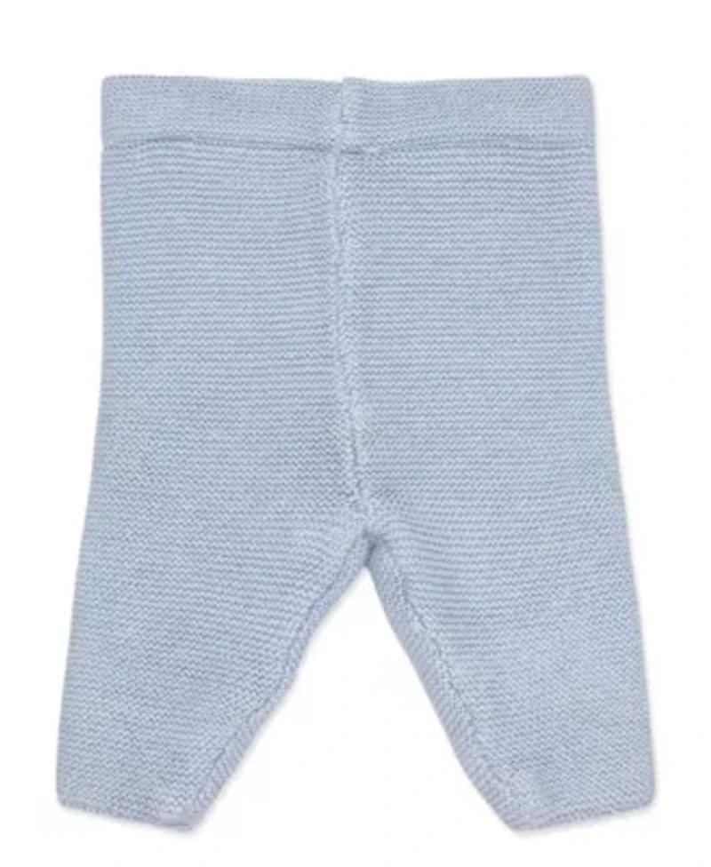 Baby Boys 2 Piece Blue Jacket and Trouser Knitted Set