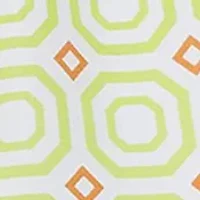 Baby Nursery Geometric Dragonfly Window Valance